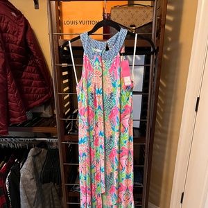 Lilly Pulitzer Maxi Dress, XS, Multi-colored